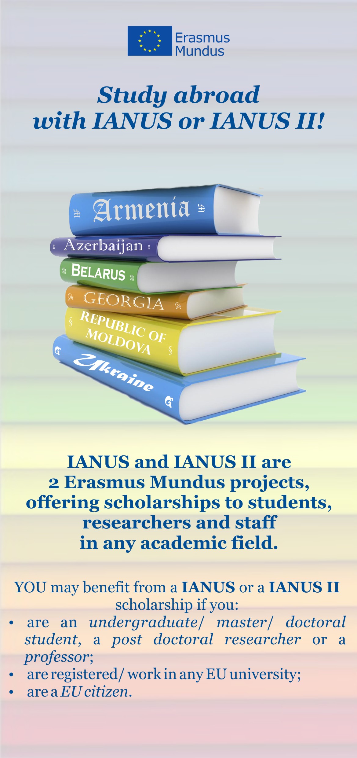 The poster for the IANUS first Call for Participation